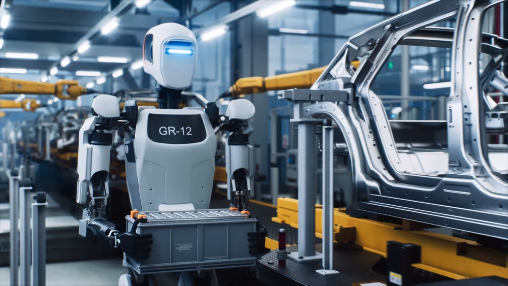Robot in Car Factory